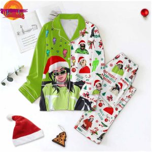 Billie Eilish Christmas Pajama Set For Family