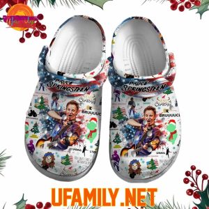 Bruce Springsteen Merry Christmas Crocs Shoes 1