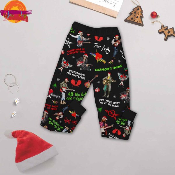 Christmas All Over Again Tom Petty Long Sleeve Pajama Set