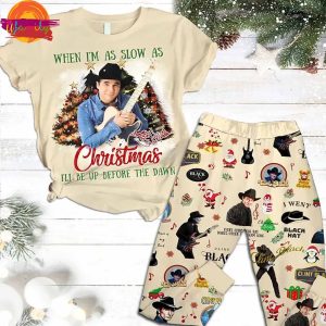 Clint Black Christmas With You T Shirt Pajama Set 1