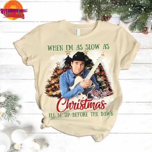 Clint Black Christmas With You T Shirt Pajama Set 2