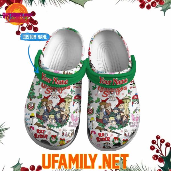 Custom A Christmas Story Merry Christmas Crocs For Sale