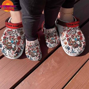 Custom Halloween Inside Out Crocs Footwear 4