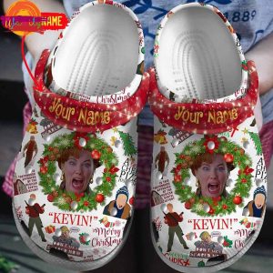 Custom Home Alone Christmas Kevin Crocs 1