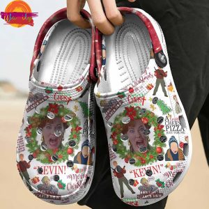 Custom Home Alone Christmas Kevin Crocs 3