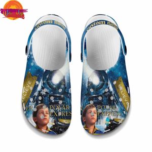 Custom Mame Movie Polar Express Christmas Crocs Shoes 2