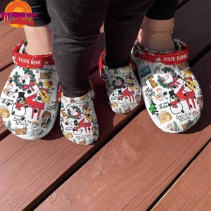 Custom Name Merry Christmas Ed Sheeran Crocs Shoes 4