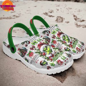 Custom Name Merry Grinchmas Christmas Crocs For Sale