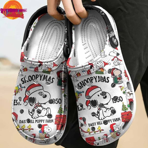 Custom Name Snoopymas Crocs Shoes