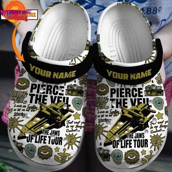 Custom Pierce The Veil Crocs For Music