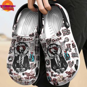 Custom Punk Rock Crocs Shoes