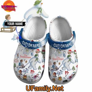 Custom The Snowman Christmas Crocs For Sale 1