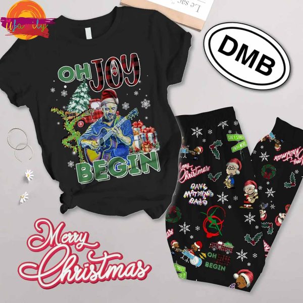 Dave Matthews Band Christmas T Shirt Pajama Set For Family