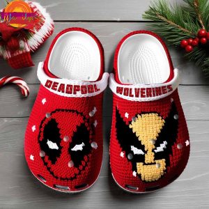 Deadpool And Wolverine Knit Effect Marvel Crocs 1