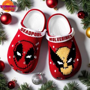 Deadpool And Wolverine Knit Effect Marvel Crocs 2