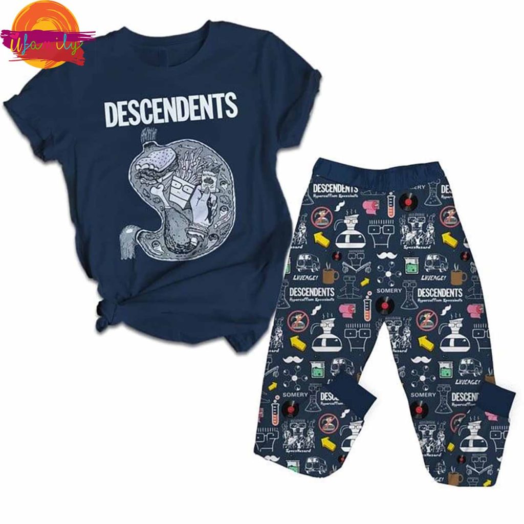 Descendents Rock Band T Shirt Pajama Set