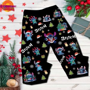 Family Christmas 2024 Stitch T Shirt Pajama Set 3