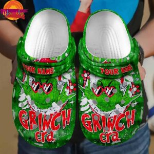 Funny Grinch Era Crocs For Family