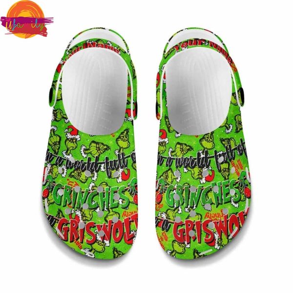 Grinches Griswold Pattern Christmas Crocs For Family