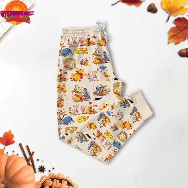 Happy Thanksgiving Winnie The Pooh T Shirt Pajama Set