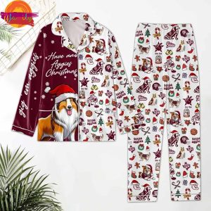 Have a Aggies Christmas Pajama Set 2