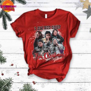 I Am Not Okay This Christmas Jelly Roll T Shirt Pajama Set 2