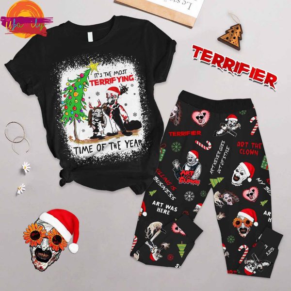 It Is The Most Terrifying Time Of The Year T Shirt Pajama Set