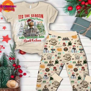 It’s The Season Wishing You A Merry Christmas Noah Kahan T Shirt Pajama Set