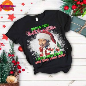 John Legend I Kiss You Once And Then Some More Christmas T Shirt Pajama Set For Music 2