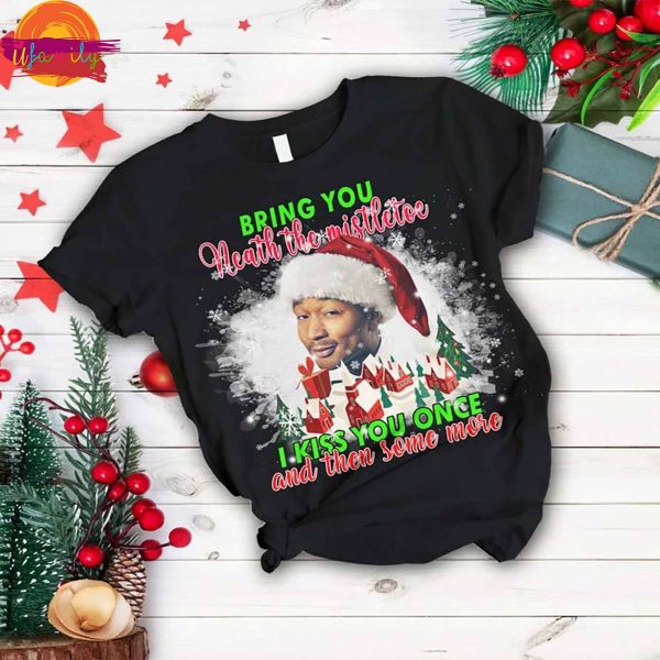 John Legend I Kiss You Once And Then Some More Christmas T Shirt Pajama Set For Music