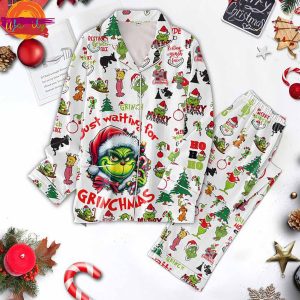 Just Waiting For GrinchMas Christmas Pajama Set