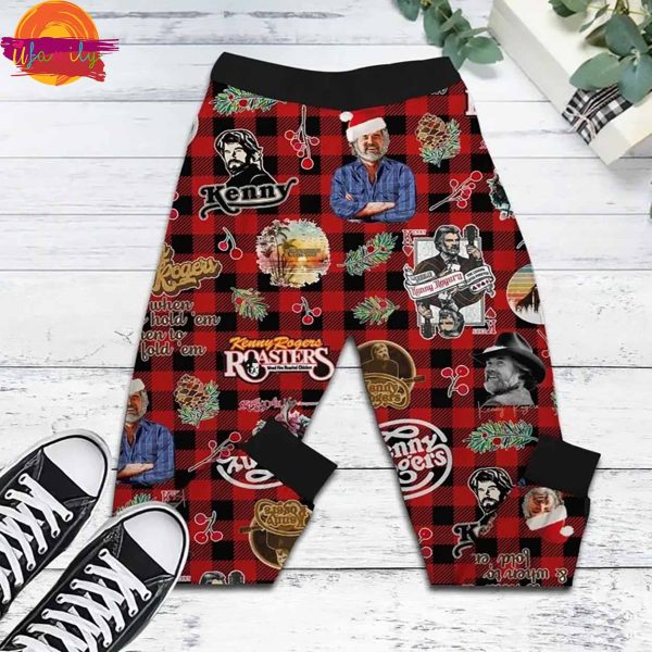 Kenny Rogers Christmas Pajama Set – Unique Christmas-Themed T-Shirt and Pajama Pants