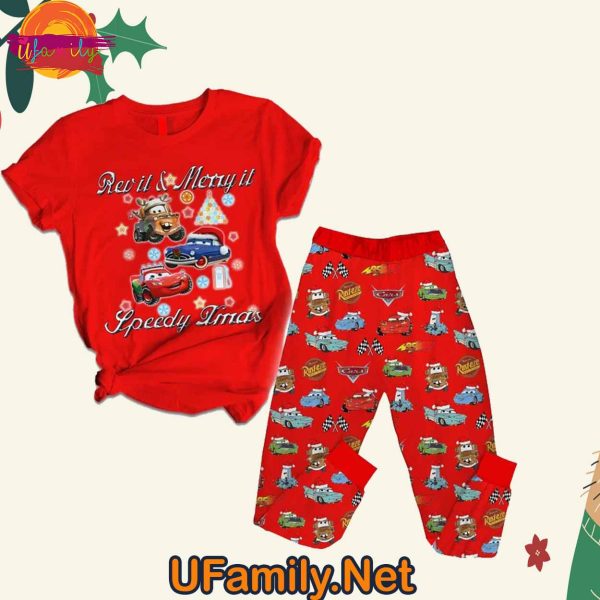 Lightning McQueen T Shirt Pajama Set