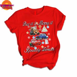 Lightning McQueen T Shirt Pajama Set 3