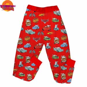 Lightning McQueen T Shirt Pajama Set 4