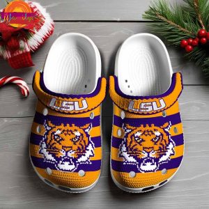 Lsu Tigers Knit Effect NCAA Crocs 2