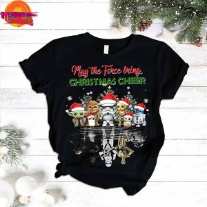 May The Force Bring Christmas Cheer Star Wars T Shirt Pajama Set 2