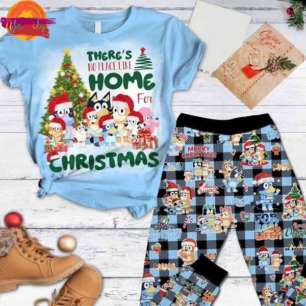 Merry Christmas Bluey T Shirt Pajama For Family