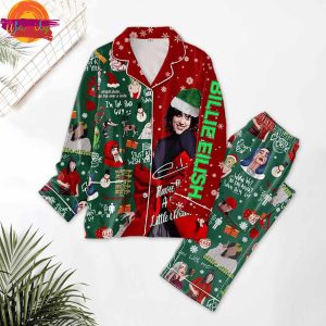 Merry Christmas Billie Eilish Pajama Set