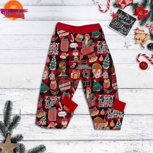 Merry Christmas David Bowie T Shirt Pajama Soft Fabric 3