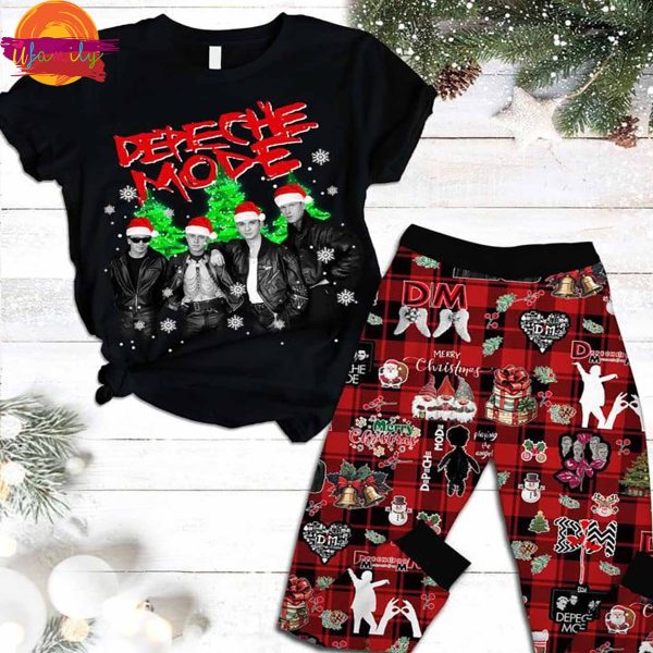 Merry Christmas Depeche Mode T Shirt Pajama Set