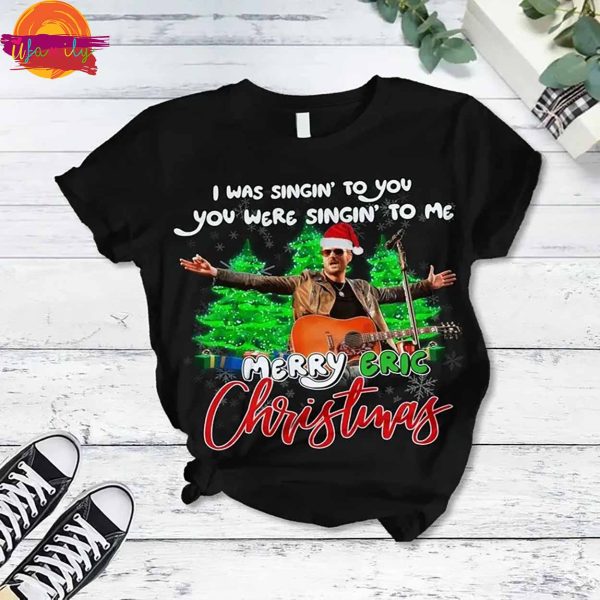 Merry Christmas Eric Church Springsteen T Shirt Pajama Soft Fabric