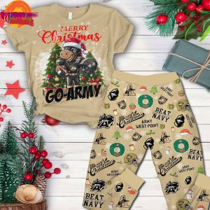 Merry Christmas Go Army Black Knight Pajama Christmas