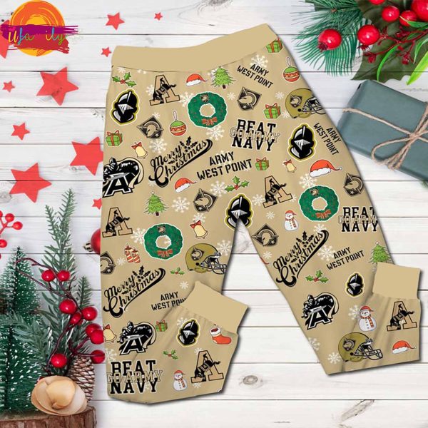 Merry Christmas Go Army Black Knight Pajama Christmas