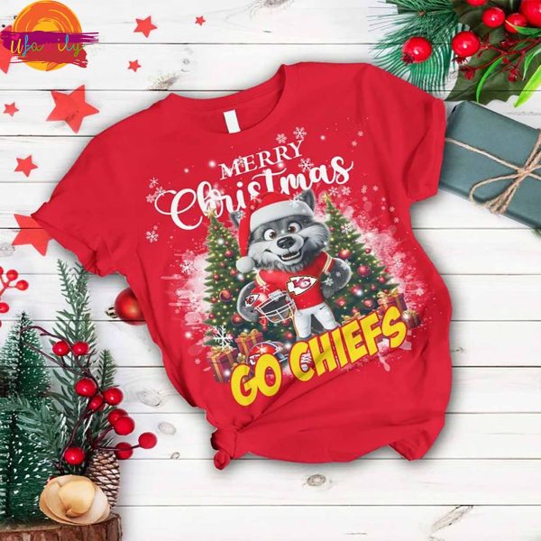 Merry Christmas Go Chief Kansas City Chief T Shirt Pajama Set