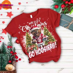 Merry Christmas Go Hoosier Indiana Hoosier Pajama Christmas