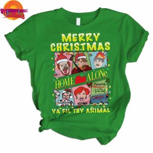 Merry Christmas Home Alone Kevin Revenge T Shirt Pajama Soft Fabric