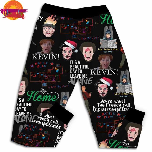 Merry Christmas Home Alone Kevin Revenge T Shirt Pajama Soft Fabric