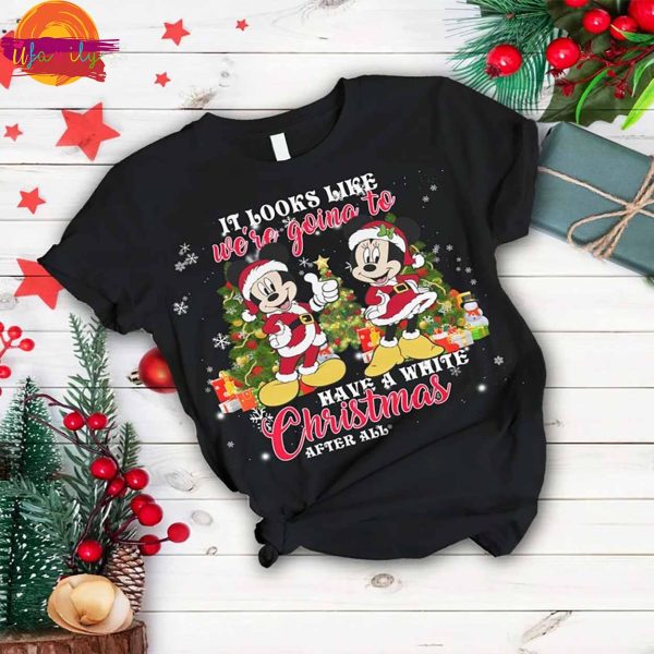 Merry Christmas Mickey And Minnie T Shirt Pajama For Family