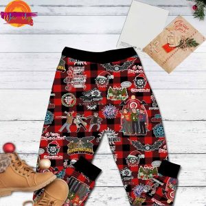 Merry Christmas Movie Supernatural T Shirt Pajama Set 3